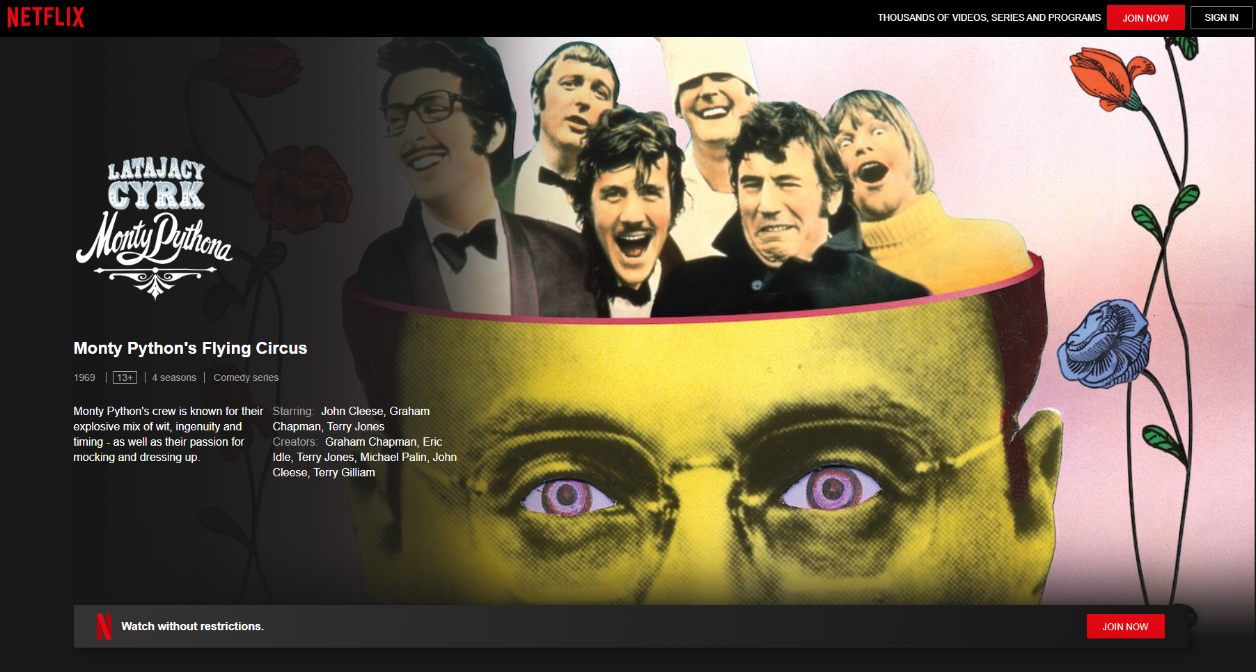 Monty Python netflix